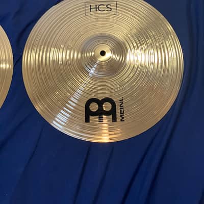 Meinl 14" HCS Hi-Hat Cymbals (Pair) 2007 - Present - Brilliant image 3