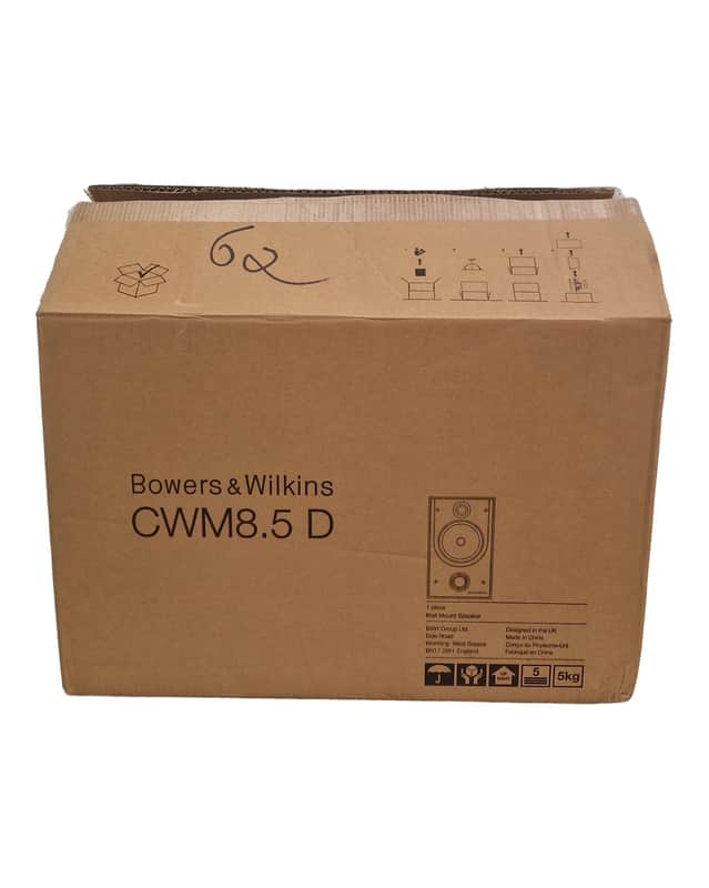 Bowers & Wilkins CWM8.5D - Wall Mount - White - Like New w/ Original Box image 1