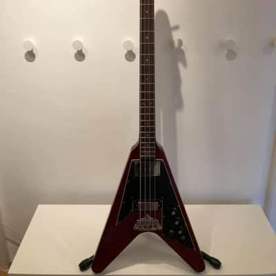 Greco FVB 1978 Burgundy Flying V Bass image 2