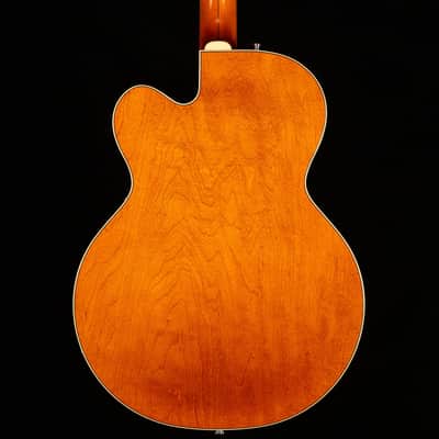 Gretsch G6120T-BSSMK Brian Setzer Signature Nashville Hollowbody '59 "Smoke" with Bigsby, Ebony Fingerboard, Smoke Orange (267) image 4