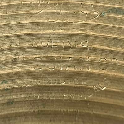 Zildjian 13" A. Zildjian '60s Stamp Hi-Hat Cymbals (Pair) 1960s - 760g and 1174g image 22
