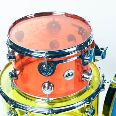 "One More Time" Tour DW Collector's Series "Jelly Bean" Drum Kit Owned by Travis Barker image 4