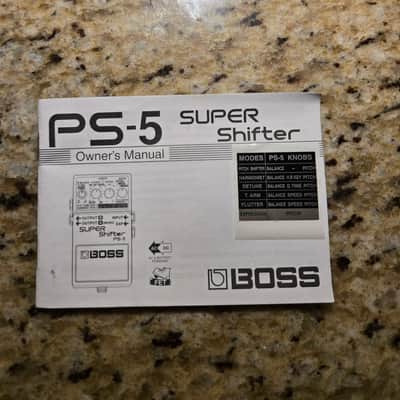 Boss PS-5 Super Shifter (Dark Gray Label) 1999 - Present - Blue image 8