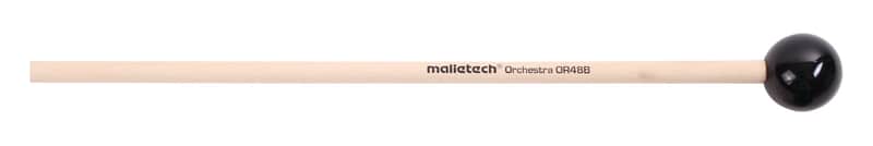 MALLETECH OR48R ORCHESTRAL SERIES BLACK XYLOPHONE/BELL MALLETS - RATTAN (PAIR) image 1