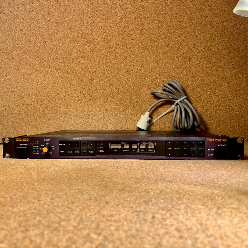 Roland SDE-3000 Digital Delay – 220 volts – Serviced – Warranty image 1