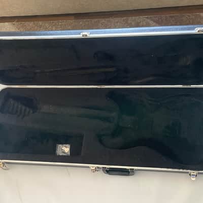 1980's Fender USA Stratocaster Telecaster Black Molded Hardshell Guitar Case & Keys image 21