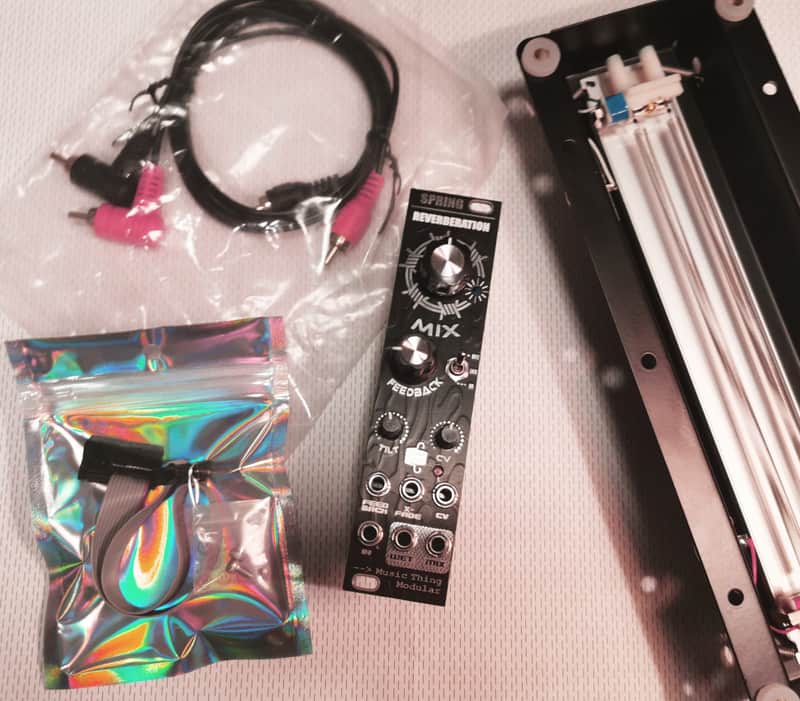 Spring Reverb MKII - Music Thing Modular (with tank) | 6HP Eurorack DIY - Unique Panel image 1