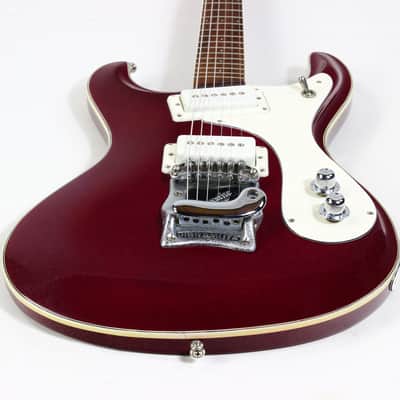 1988 Mosrite USA Semie Moseley Signed V63 Model Ruby Dust Rare SET-NECK Side Jack Model MINTY w Paperwork! image 19