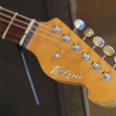 2021 K-Line Del Mar Electric Guitar Factory Relic Dakota Red + COA HSC image 11