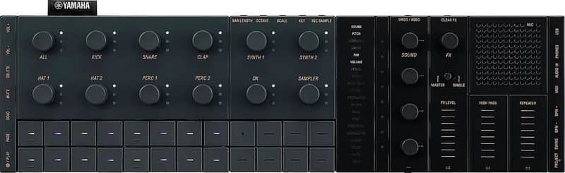 Yamaha SEQTRAK Mobile Music Ideastation, Black/Orange image 1
