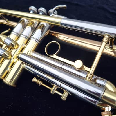 First Yamaha YTR-1 Lacquered Brass made in Japan,designed by Schilke gamonbrass image 6