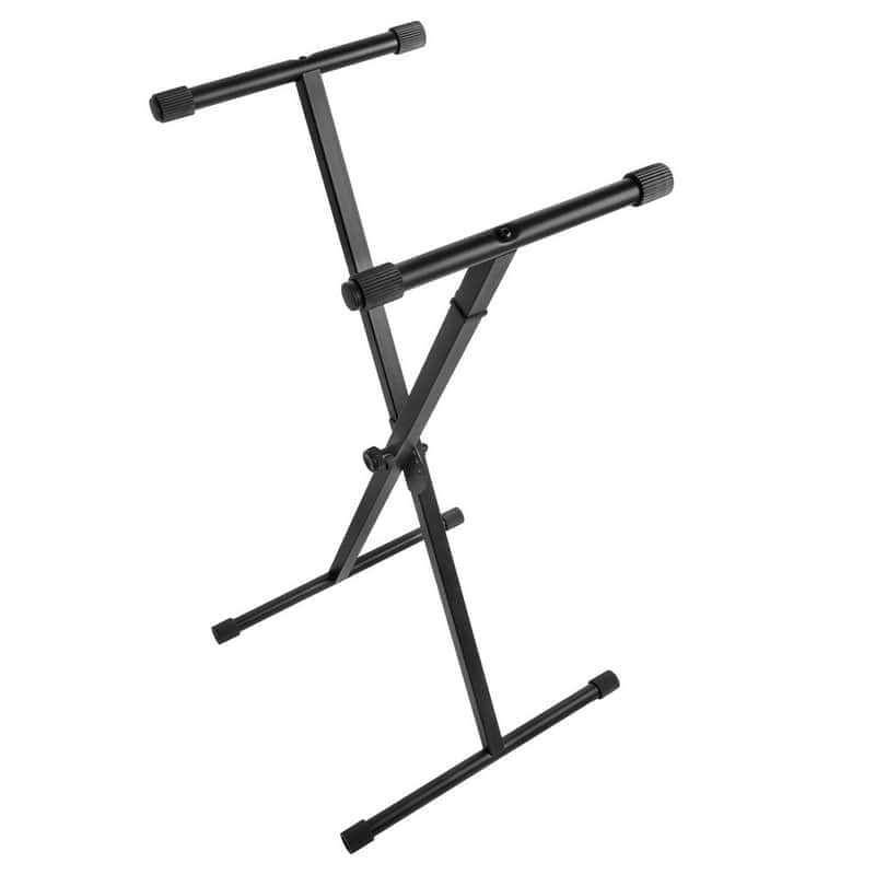 On-Stage KS7190 Classic Single-X Keyboard Stand - Black image 1