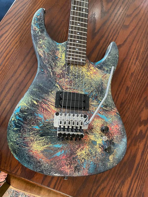 Yamaha RGX 110 custom paint and more image 1