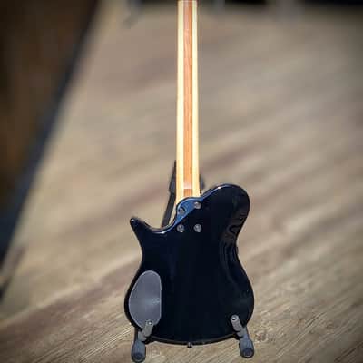 Kiesel Zeus Headless Multiscale 6 Diamond Pearl White & Black Chambered Body Richlite Fingerboard image 5