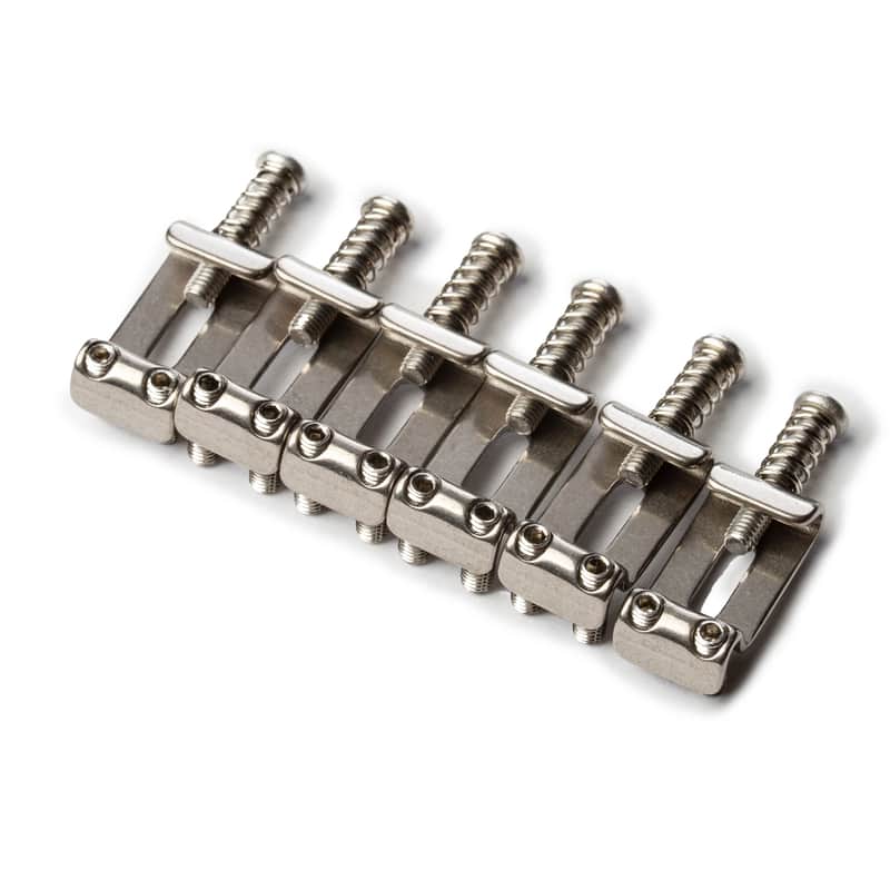 Guitar Monkey 6 Strat Bridge Vintage Correct Titanium Grade 5 Saddles Saitenreiter image 1