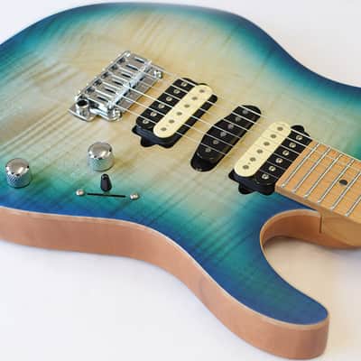 Suhr Modern Satin Flame LTD Island Burst RM image 10
