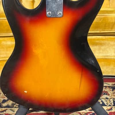 Teisco Electric Bass - Sunburst w/bag image 10