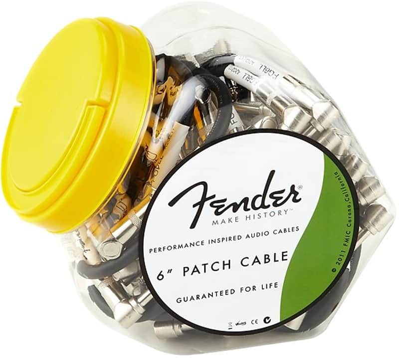 Fender Performance Series Instrument Cable Bowl (40 Cables), 6", Black 2016 image 2