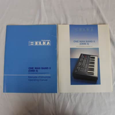 Professional Elka OMB 5 Keyboard Arranger Operating Manual
