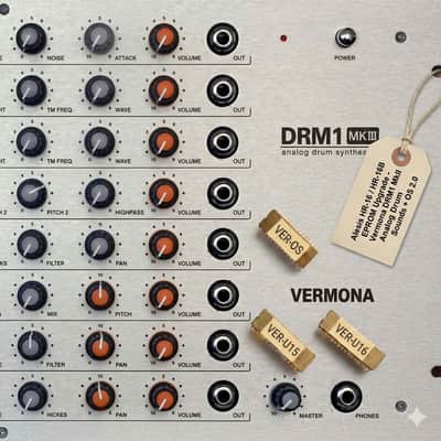 Alesis HR-16 / HR-16B EPROM Upgrade - Vermona DRM1 MkII Analog Drum Sounds + OS 2.0