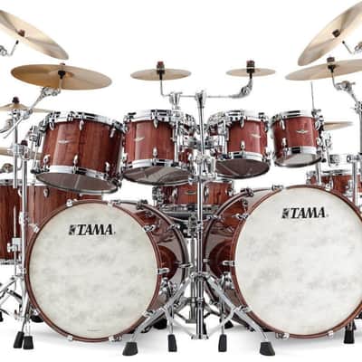 Tama Star Walnut Double Bass CJC 10-pc Shell Kit image 1
