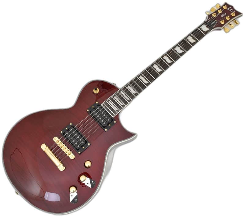 ESP LTD EC-1000T CTM Guitar in See Thru Black Cherry B-Stock 1447 image 1