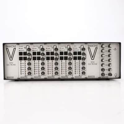 Simmons SDSV Electronic Drum Machine Synthesizer Rack #49100 image 1