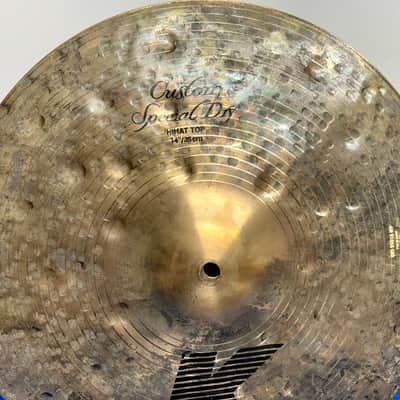 Zildjian 14" K Custom Special Dry Hi-Hat Cymbals (Pair) 2002 - Present - Traditional - NOS - 1006 grams Top / 1424 grams Bottom image 3