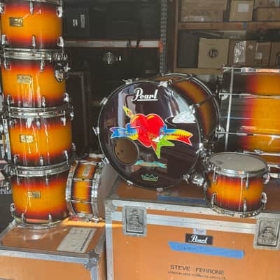 Steve Ferrone's George Harrison, Eric Clapton, Tom Petty 1990s Pearl Masters Custom Complete Drum Set image 1
