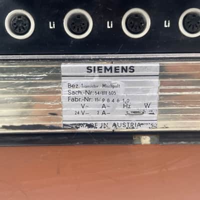 Siemens - WSW ELA 1208 - Analog Studio Mixer - Manual/Cables/PSU Serviced (Recapped) image 11