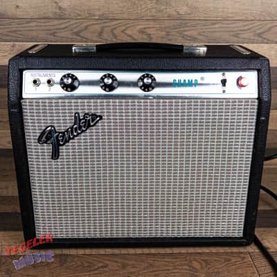 USED-Fender Champ Tube Amp 1976, 6 Watts, 3.2 Ohms, 0.5A, 120V, 60Hz, 8" Speaker image 11