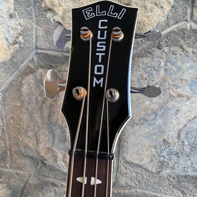 Vintage and rare 1970s Elli Sound Crucianelli Custom Bass – Made in Italy (Dual Humbuckers & Phase Switch, Good Condition) image 7