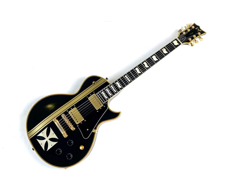 ESP Eclipse I "Iron Cross James Hetfield Signature" 2005 Vintage Black | Reverb