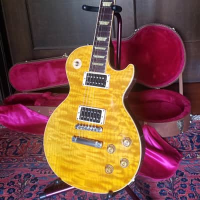 🍯 Honey Flame 2000 Gibson Les Paul Classic Plus Amber OHSC, 8.8 lbs non-chambered image 12
