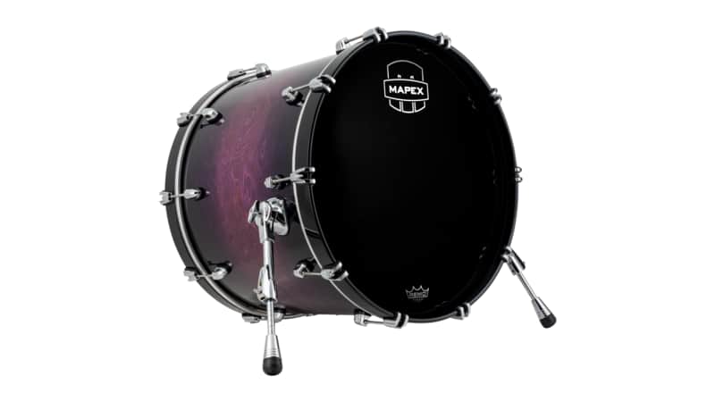 Mapex Saturn VI Bass Drum 22x18 (Without Bass Drum Mount) - Royal Purple Burst image 1