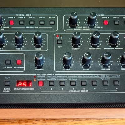 Sequential Prophet-10 Desktop 10-Voice Polyphonic Synthesizer 2021 - Present - Black with Wood Sides image 2
