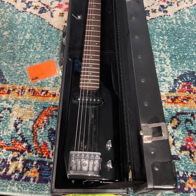 Gadden Brad Whitford's Aerosmith Travel Guitar, Tim Collins!  (#54)  1980s Black image 5
