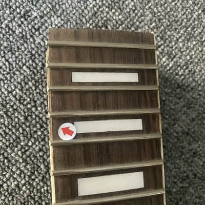 Black Maple Wood Guitar Neck, Rosewood Fingerboard 22 Frets image 4