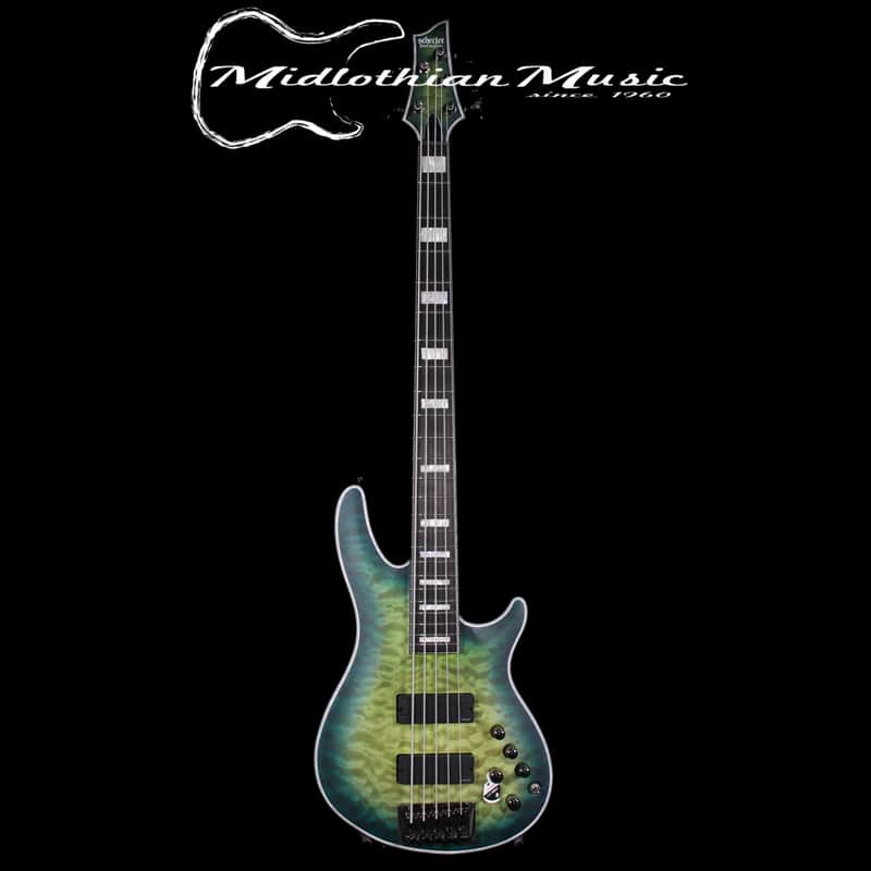 Schecter - Daniel Firth Hellraiser Extreme-5 - 5-String Bass Guitar - Cthulhu Burst Satin Finish image 1