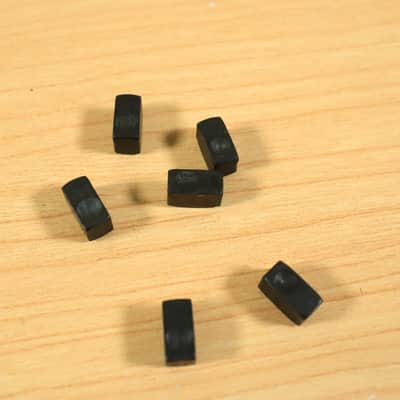 (6) String Lock Insert Block Ibanez Lo Pro Edge Tremolo Bridge Floyd Rose Black image 2