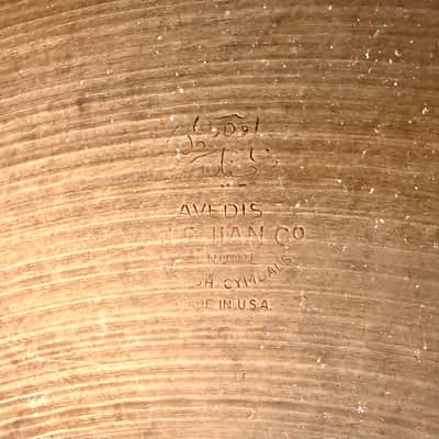 Vintage Zildjian DRY PING Ride 20” 2832 g Strong Articulation CLASSIC SEMI-DRY Attack! Strong Bell! image 3