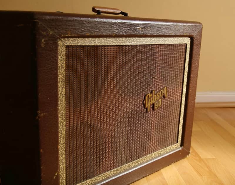 Gibson GA-90P Vintage Tube Combo Amp + Custom Flight Case image 1