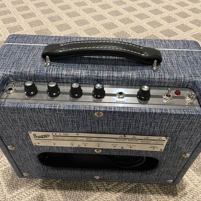 Supro 1605R '64 Reverb 5-Watt 1x8" Guitar Combo 2017 - Present - Blue Rhino image 5