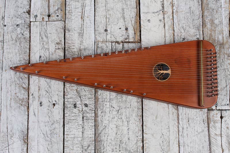 Spring Creek Handmade 2 Octave Bowed Psaltery with Bow Gig Bag and Tuning Key image 1