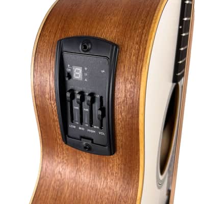 Taylor GS Mini-e Layered Sapele Acoustic-Electric Trans White - 4206 image 7