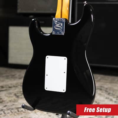 Fender Limited Edition 50th Anniversary Dave Murray Stratocaster Electric Guitar - Black with Gig Bag image 2