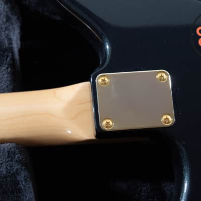 2025 Fender MIJ Japan Traditional ’60s Jazzmaster Black Pearl Matching Headstock Gold Hardware HSC image 10