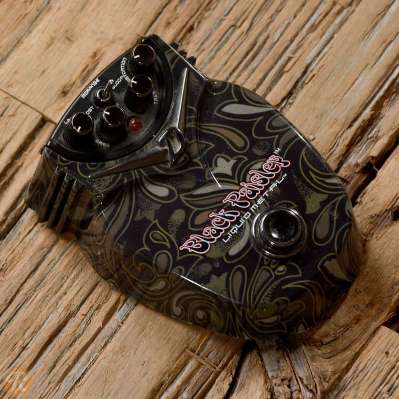 Danelectro Black Paisley Liquid Metal image 2