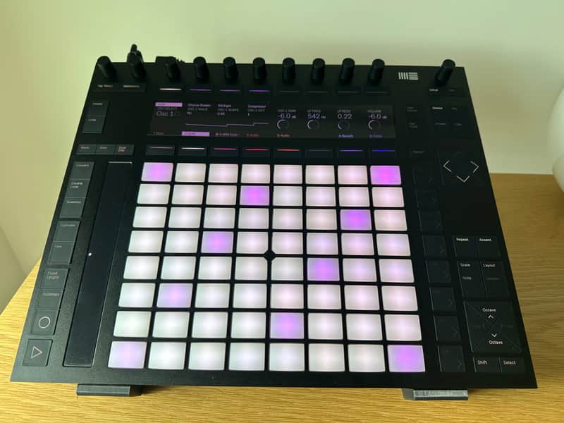 Ableton Push 2 Controller 2015 - 2022 - Black w/ Case + Stand image 1