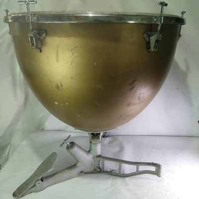 *Ludwig 29"Timpani Drum Fiberglass Bowl Vintage 60s Chicago Pat Pend Pedal USA* image 5